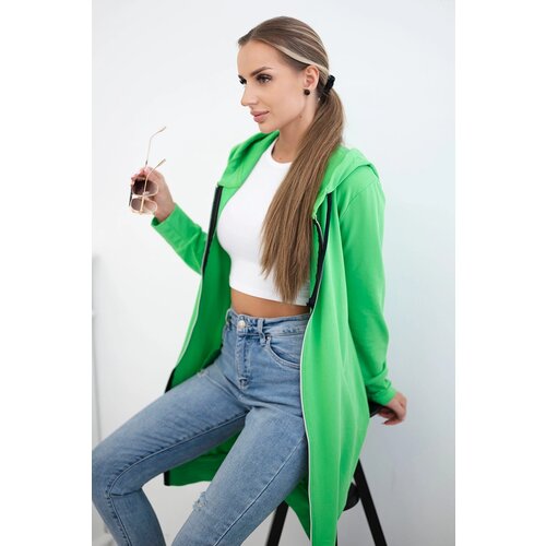 Kesi Dress with hood and hood light green Cene