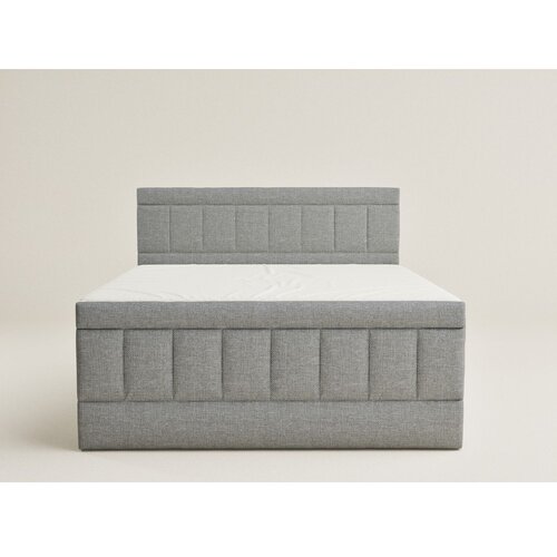 Maison de R&amp;ecirc;ve Sivi boxspring krevet s prostorom za odlaganje 160x200 cm Caya &amp;ndash; Slike