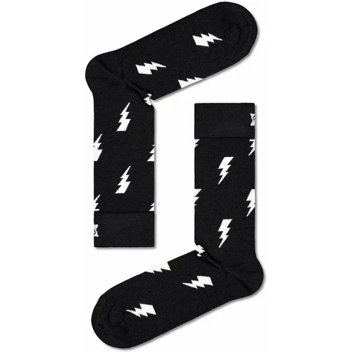 Happy Socks Nogavice Flash Sock črna barva