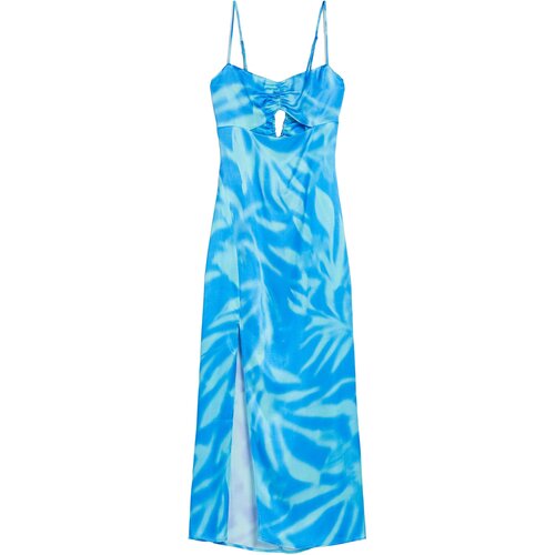 Bershka Poletna obleka modra / turkizna Slike