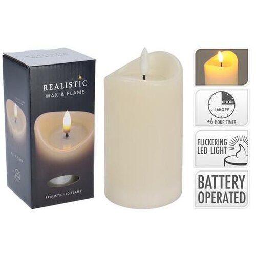  LED SVIJEĆA 7*12,5CM IVORY Cijene