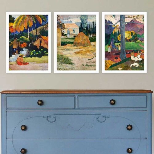 Wallity Set uramljenih slika 3BC_UN3897173, 3 Dela Cene