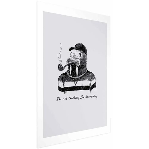  Plakat - I\'m Not Smoking. I\'m Breathing 29.7x42 Bez okvira s margom Cijene
