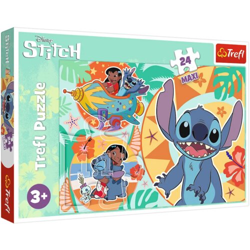 Puzzle 24pcs Maxi Happy Day Lilo&Stitch Trefl 14365 Cijene