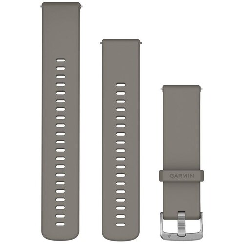 Garmin remen za sat s brzim skidanjem 22 mm, srebrnosivi silikon, srebrni metalni dijelovi Cijene