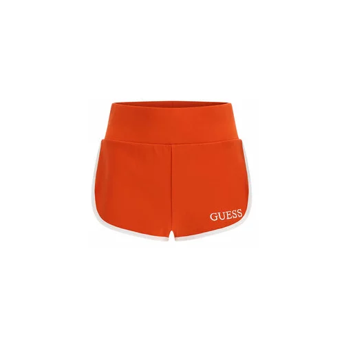 Guess Športne kratke hlače E3GD05 KBP41 Oranžna Regular Fit