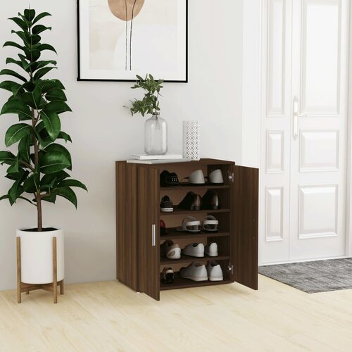 Furnova Omarica za čevlje rjav hrast 60x35x70 cm konstruiran les, (21955518) Slike