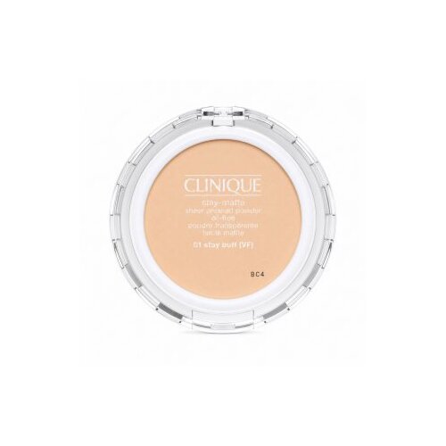 Clinique Stay Matte Sheer Pressed Powder pra&amp;scaron;ek z matirnim učinkom 01 Stay Buff 7,6 g Slike
