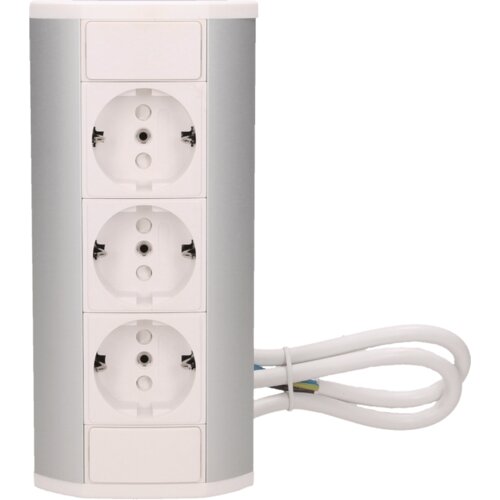 Orno Produžni kabel sa 3 x Schuko utičnice, ugradbena - OR-GM-9001/W-G(GS) Slike