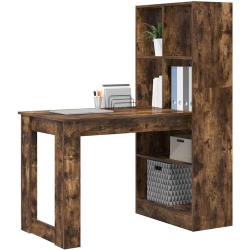  Stol Dimljeni hrast 122 x 67 x 145 cm Konstruirano drvo Slike