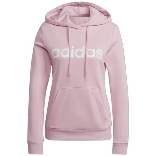 Adidas Puloverji W LIN FT HD Rožnata 3085708 Slike