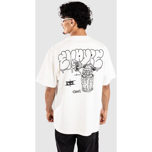 Empyre Alley Cat Boxy T-shirt blanc white Slike