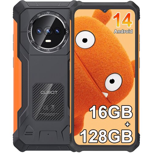 Cubot pametni robustni telefon Kingkong ES 6.56" 16GB+128GB dual sim 4G, oranžna, (21821914) Cene