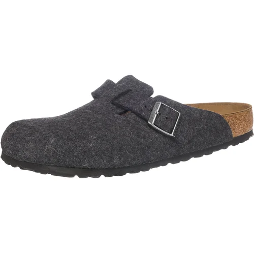 Birkenstock Cokle 'Boston' temno siva / srebrna