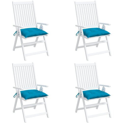 VidaXL Jastuci za palete 4 kom svjetloplavi 50x50x7 cm tkanina Oxford Slike