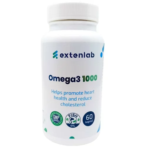 Extenlab Omega-3 , 1000 mg (60 mehkih kapsul)