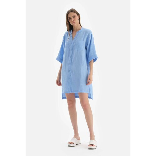 Dagi Beach Dress - Blue - A-line Slike