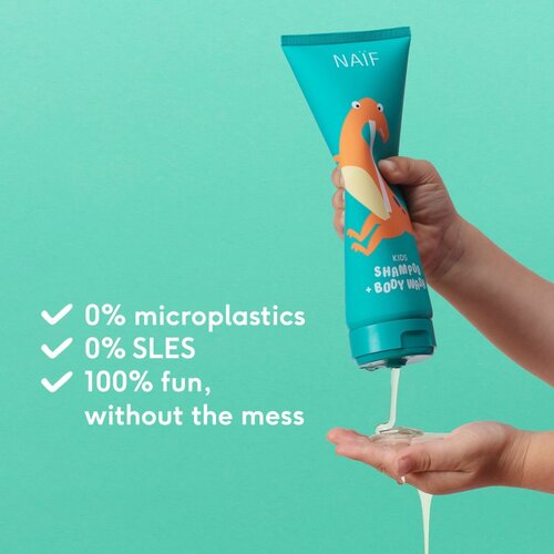 Naif Kids Shampoo + Body Wash dječji gel i &amp;scaron;ampon 250 ml Slike