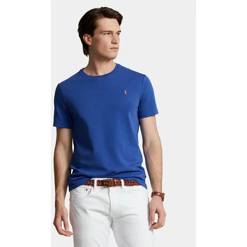 Polo Ralph Lauren Majica 710740727077 Modra Custom Slim Fit
