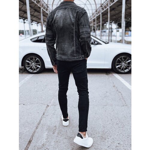 DStreet Black men's denim jacket Cijene