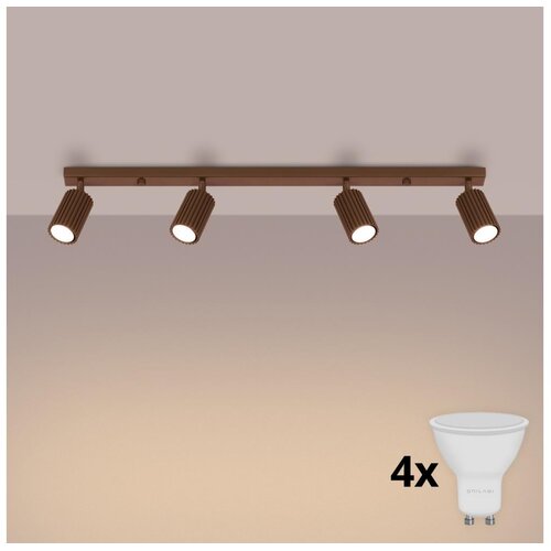  Brilagi - LED spot svetiljka CRESTO 4xGU10/10W/230V braon Cene