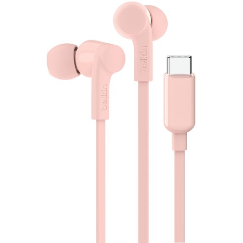 Belkin Žične slu&scaron;alke USB-C SoundForm z omejitvijo glasnosti, Roza, (5000299389) Cene