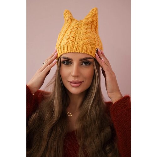 Kesi marka niezdefiniowana Cap with fleece Rabbid K237 mustard Cijene