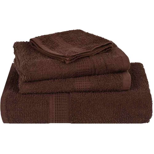  12-dijelni set ručnika smeđi 360 gsm 100 % pamuk Slike