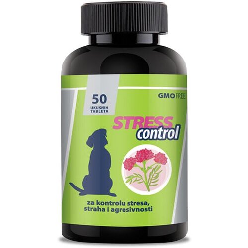 StressControl suplement za kontrolu stresa, straha i agresivnosti kod pasa 50 tableta Slike