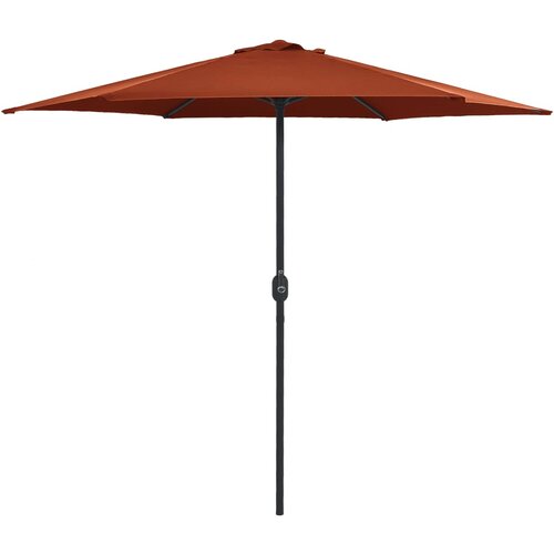 Vrtni suncobran s aluminijskim stupom 270 x 246 cm terakota Cene