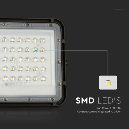  LED spolja&amp;scaron;nji solarni reflektor LED/6W/3,2V IP65 4000K crna + daljinski upravljač Slike