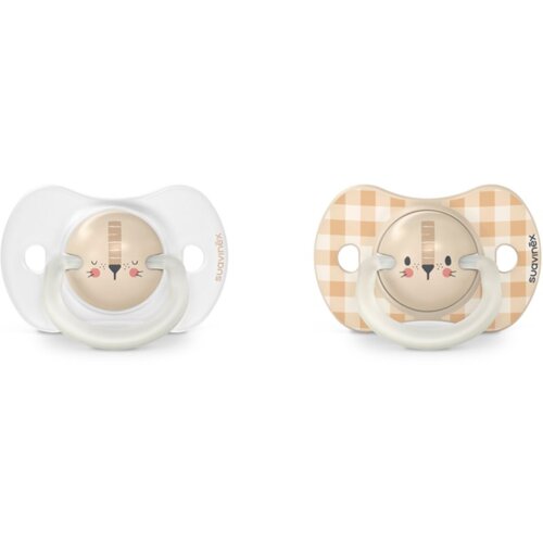 Suavinex Night &amp;amp; Day Physiological 0-6 m duda Cream Lion 2 kom Slike