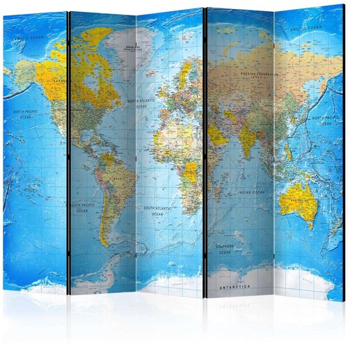  Paravan u 5 dijelova - World Classic Map [Room Dividers] 225x172 Slike