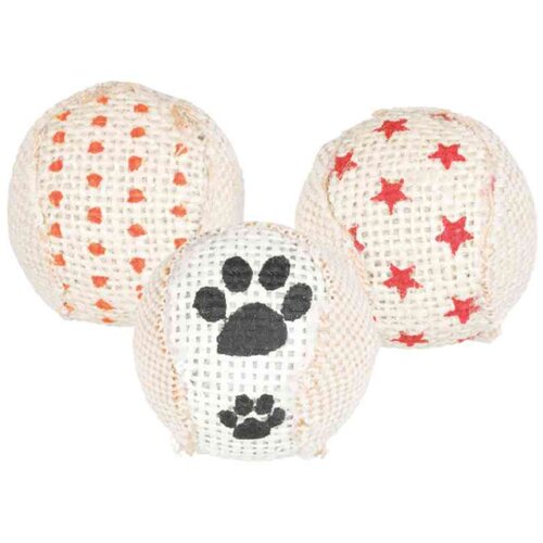 Trixie cat loptice od jute i platna 3kom Cene