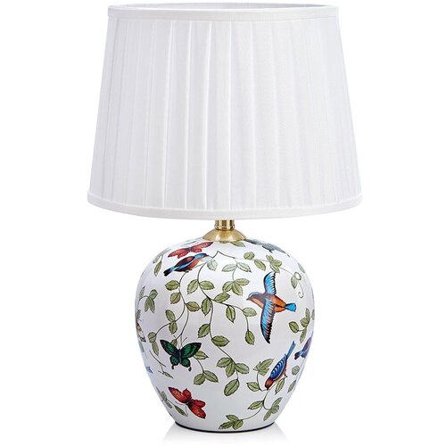 Marksl&amp;ouml;jd Bijela stolna lampa s tekstilnim sjenilom (visina 48 cm) Mansion &amp;ndash; Slike