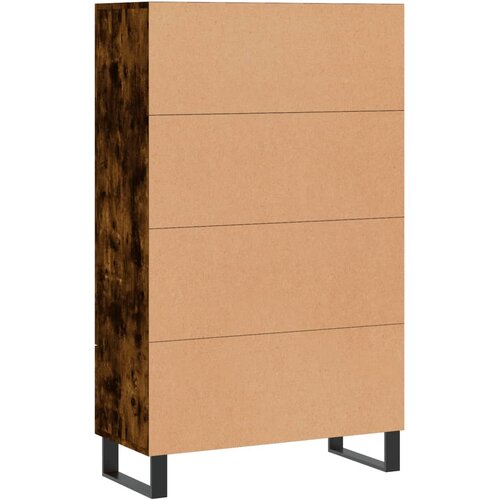  Visoka komoda boja hrasta 69,5 x 31 x 115 cm konstruirano drvo Slike