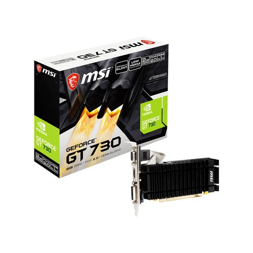 MSI nVidia GeForce GT 730 2GB 64bit N730K-2GD3HLPV1 grafička kartica Slike