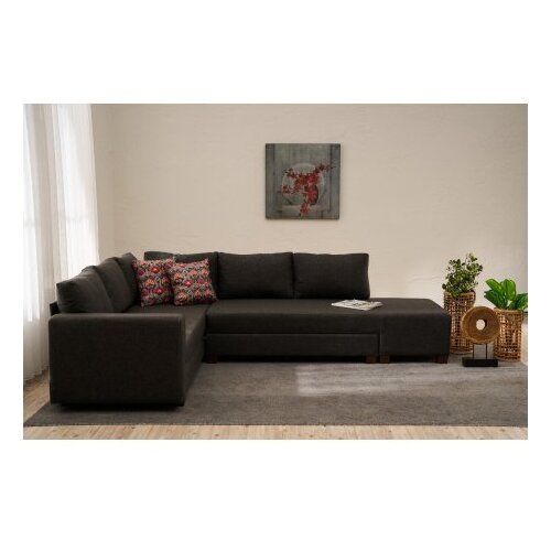 Atelier Del Sofa ugaona garnitura aly left anthracite Cene