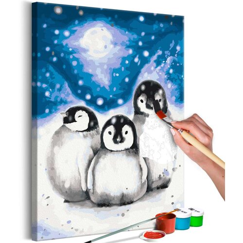  Slika za samostalno slikanje - Three Penguins 40x60 Cene
