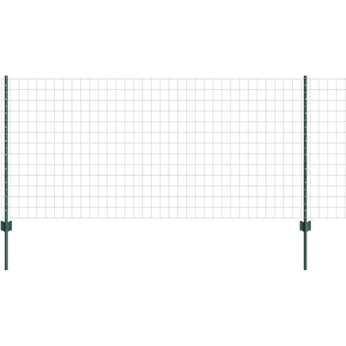 Euro ograda s postom 25 x 1 m Čelik premazan PVC-om Zelena Slike
