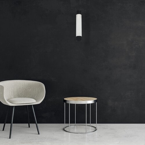  Luster na sajli MARBLE, beli/crni 1xGU10/8W/230V Slike