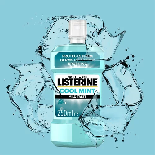 Listerine Cool Mint Mild Taste Mouthwash ustna vodica 250 ml unisex