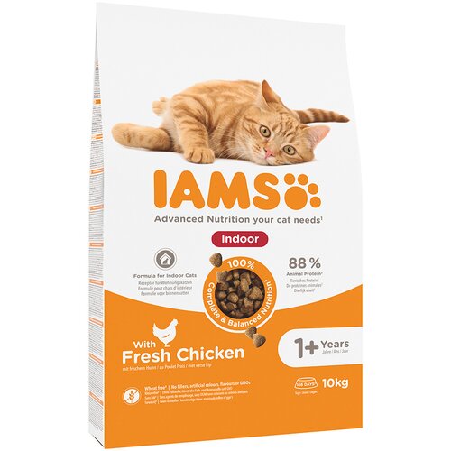 IAMS Advanced Nutrition Indoor Cat s pi&scaron;čancem - 10 kg Cijene