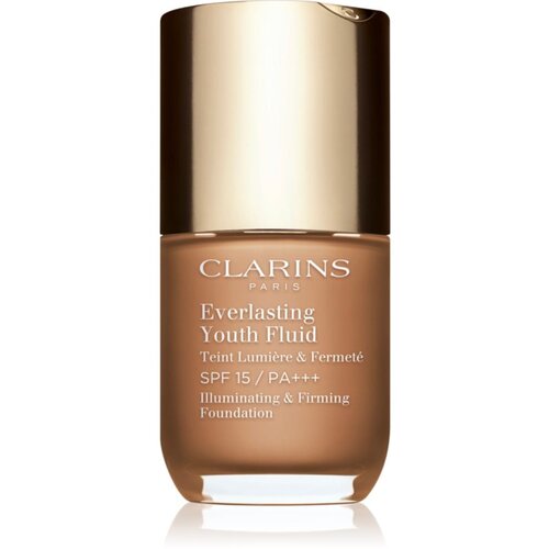 Clarins Everlasting Youth Fluid Foundation posvetlitvena podlaga SPF 15 odtenek 113 Chestnut 30 ml Cene