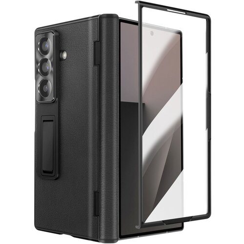AVIZAR Celotno ohišje za Samsung Galaxy Z Fold 7 s kaljenim steklom in stojalom, Črna, (5000010901) Cene