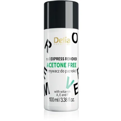 Delia Cosmetics Nail Express odstranjevalec laka za nohte z vitamini 100 ml
