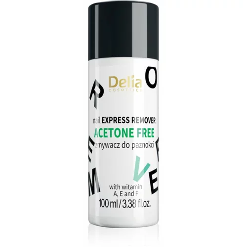 Delia Cosmetics Nail Express sredstvo za skidanje laka s noktiju s vitaminima 100 ml