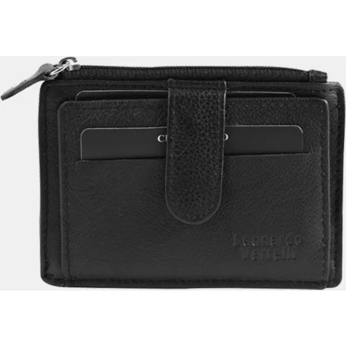 TOSN Moška denarnica Leonardo Verrelli Single črna