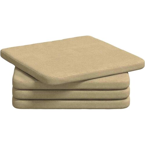  Jastučići za sjedenje 4 pcs Siva zelena 40 x 40 x 3 cm Slike