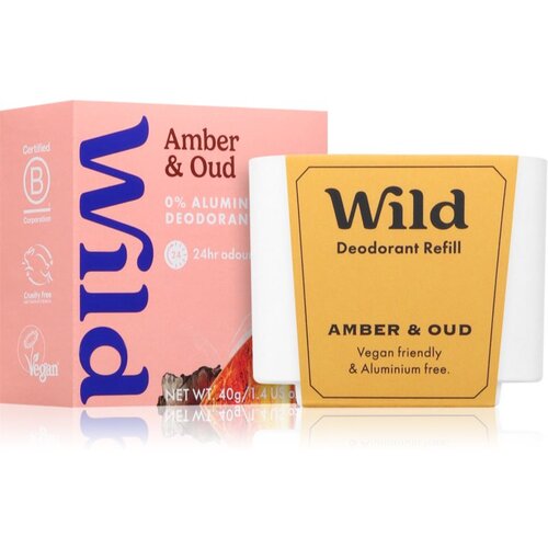 WILD Amber &amp;amp; Oud Refill čvrsti dezodorans zamjensko punjenje 40 g Slike